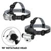 EverBrite 5 Pack LED Headlamp, Pivoting Head with Adjustable Headband view 3