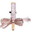 Creative Hobbies M992S Wine Bottle Lamp Making Kit is Pre-Wired and Easy to Use! Silver Color Cord & Socket view 1