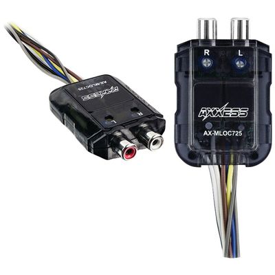 Axxess AXMLOC725 Mobility Mini 2-Channel Line-Output Converter, 150 Watts (AX-MLOC725)
