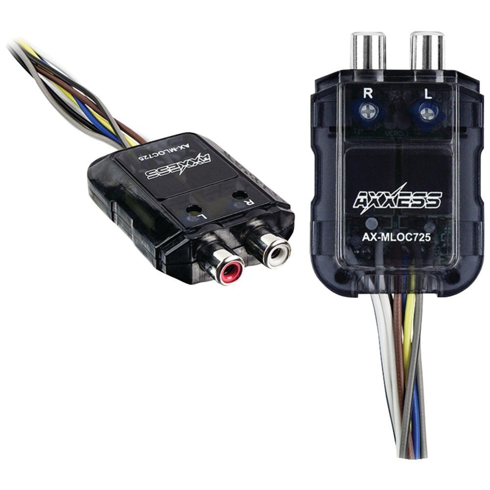 Axxess AXMLOC725 Mobility Mini 2-Channel Line-Output Converter, 150 Watts (AX-MLOC725)