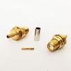 10x SMA Female Jack RF conector Crimp for RG316 RG174 Cable Straight Gold PTFE Good Quality Fast USA Shipping view 1