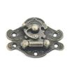 Fujiyuan 10 pcs Box Latch Hook Lock Catch Cabinet Wooden 38mmx29mm Trunk Suitcase Decorative Jewelry Gift Hasp Furniture Screws view 1