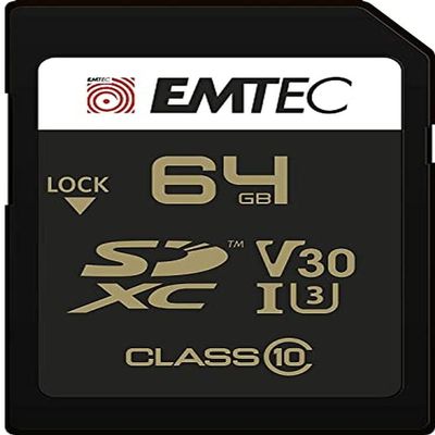 SPEEDIN Class 10 UHS-1 U2 SD Memory Card (64GB)