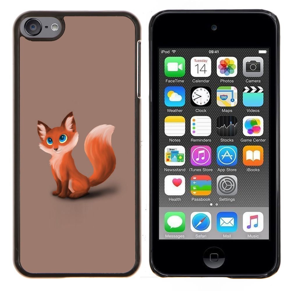 - Cute Foxy Fox/ Hard Snap On Cell Phone Case Cover - Cao - For Apple iPod Touch 6 6th Generation