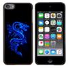 - Blue Tribal Dragon/ Hard Snap On Cell Phone Case Cover - Cao - For Apple iPod Touch 6 6th Generation view 1