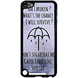 Fashion Famous Quotes Style Metalcore Music Band Bring Me The Horizon Phone Case Death Metal Band Stylish Cover Shell for Ipod Touch 5th Generation