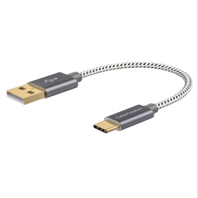 CableCreation 6 inch USB C Cable Short, USB A to USB C Fast Charging, Braided Type C Data Cord for Power Bank, Galaxy S23, iPad Pro iPad mini, iPad Pro,iPhone 15/16,Android Auto/Cellphone,CarPlay