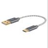 CableCreation 6 inch USB C Cable Short, USB A to USB C Fast Charging, Braided Type C Data Cord for Power Bank, Galaxy S23, iPad Pro iPad mini, iPad Pro,iPhone 15/16,Android Auto/Cellphone,CarPlay view 1
