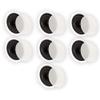 Theater Solutions TS80C in Ceiling 8" Speakers Surround Sound Home Theater 7 Speaker Set view 1