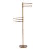Allied Brass TS-50D-BBR 6 Pivoting 12 Inch Arms Towel Stand, Brushed Bronze