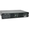 Tripp Lite Switched PDU with ATS, 7.4kW 230V Outlets (16 C13 & 2 C19), 2 IEC309 32A Blue Cords, 2U Rack-Mount, TAA (PDUMH32HVATNET) view 1