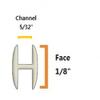 1/8" Round H Lead Came (12ft) view 3