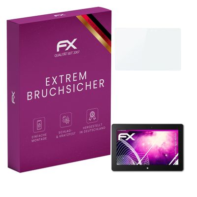 atFoliX Plastic Glass Protective Film compatible with Asus VivoTab Smart ME400C, 9H Hybrid-Glass FX Screen Protector