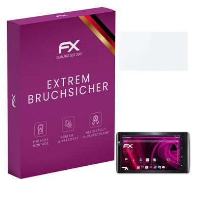 atFoliX Plastic Glass Protective Film compatible with Archos 101 Internet Tablet, 9H Hybrid-Glass FX Screen Protector