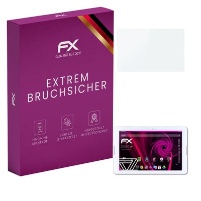 atFoliX Plastic Glass Protective Film compatible with Acer Iconia One 10 B3-A20, 9H Hybrid-Glass FX Screen Protector