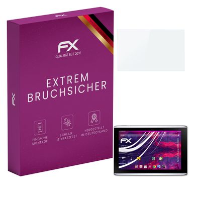 atFoliX Plastic Glass Protective Film compatible with Acer Iconia A500, A501, 9H Hybrid-Glass FX Screen Protector