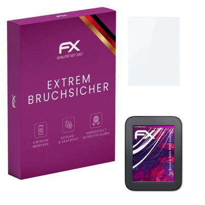 atFoliX Plastic Glass Protective Film compatible with Barnes & Noble NOOK GlowLight, 9H Hybrid-Glass FX Screen Protector