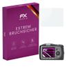 atFoliX Plastic Glass Protective Film compatible with Canon PowerShot SX100 IS, 9H Hybrid-Glass FX Screen Protector view 1