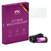 atFoliX Plastic Glass Protective Film compatible with Canon Legria (Vixia) HF S21, 9H Hybrid-Glass FX Screen Protector view 1