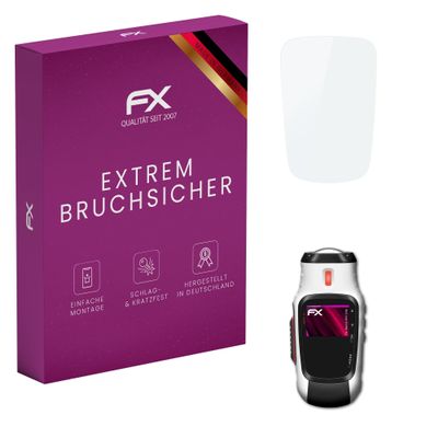 atFoliX Plastic Glass Protective Film compatible with Garmin Virb Elite, 9H Hybrid-Glass FX Screen Protector
