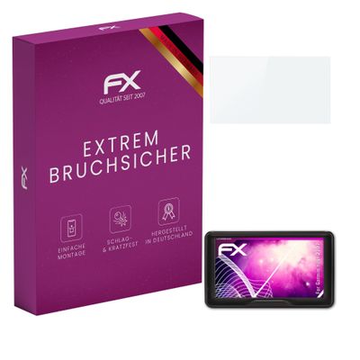 atFoliX Plastic Glass Protective Film compatible with Garmin nvi 2797, 9H Hybrid-Glass FX Screen Protector