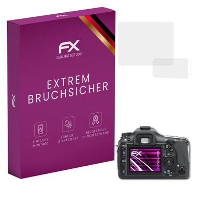 atFoliX Plastic Glass Protective Film compatible with Pentax K20D, 9H Hybrid-Glass FX Screen Protector (Set of 1)