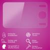 atFoliX Plastic Glass Protective Film compatible with Creative ZEN X-Fi Style, 9H Hybrid-Glass FX Screen Protector view 3