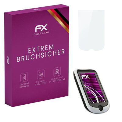 atFoliX Plastic Glass Protective Film compatible with Mio Cyclo 315, 9H Hybrid-Glass FX Screen Protector