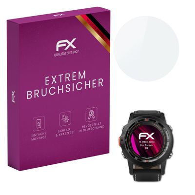 atFoliX Plastic Glass Protective Film compatible with Garmin D2, 9H Hybrid-Glass FX Screen Protector