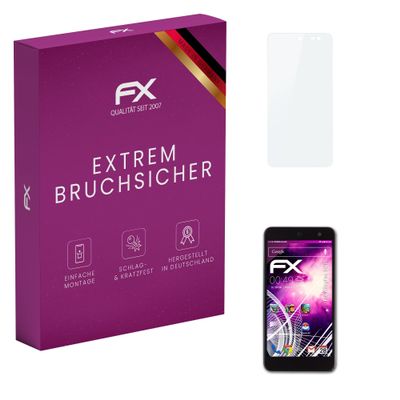 atFoliX Plastic Glass Protective Film compatible with WileyFox Swift, 9H Hybrid-Glass FX Screen Protector
