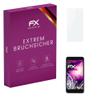 atFoliX Plastic Glass Protective Film compatible with WileyFox Swift, 9H Hybrid-Glass FX Screen Protector view 1