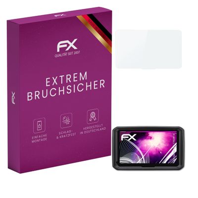 atFoliX Plastic Glass Protective Film compatible with Garmin dezl 770LMT-D, 9H Hybrid-Glass FX Screen Protector