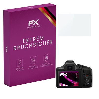 atFoliX Plastic Glass Protective Film compatible with Olympus SP-100EE, 9H Hybrid-Glass FX Screen Protector