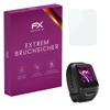 atFoliX Plastic Glass Protective Film compatible with TomTom Spark, 9H Hybrid-Glass FX Screen Protector