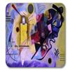 Kandinsky Moden Art Mouse Pads (Yelow-Red-Blue) view 1