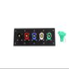 Power Assemblies 5 Position CAM Lock Panel, 400 Amp, 3 Phase 120/208V, Male, 90, Double Set-Screw Connections with NEMA 3R Caps and Lanyards, Series 16 CAM Connectors, Power Distribution Panel view 2