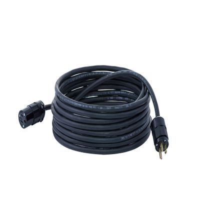 Power Assemblies PowerTEK NEMA Assemblies Extension, UL Listed/CSA Certified, 15A 125VAC, 12/3 Gauge, Type SOOW-A Cable, NEMA 5-15, 5' Length, Portable Power Cords and Control Cable