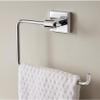 Franklin Brass Maxted (1-Pack) Hand Towel Holder Polished Chrome Towel Racks for Bathroom Wall Square Towel Ring Holder for Bath Towel Hanger for Kitchen, Bathroom Accessories MAX46-PC view 2