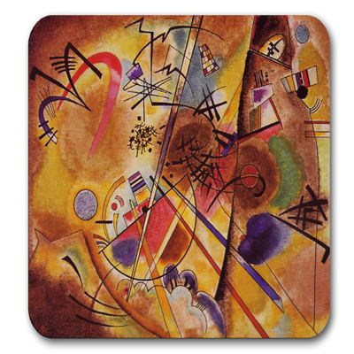 Kandinsky Moden Art Mouse Pads (Dream in Red)