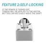 BEMONOC Mirco Dc Worm Geared Motor Shaft Output 8mm 12V 55 RPM with Gear Box for Diy Parts view 4