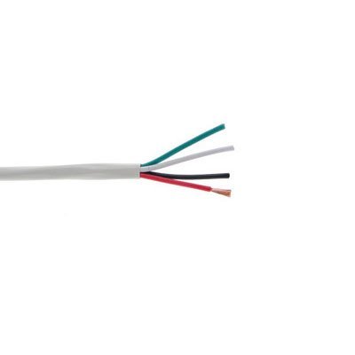 4C/14 AWG 105 Strand Oxygen Free Copper Speaker Cable - White - 500 FT Box Distributed by NAC Wire and Cables