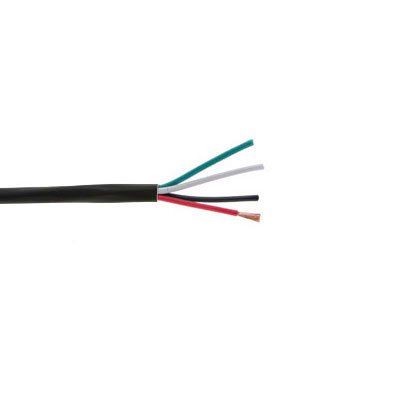 4C/14 AWG 105 Strand Oxygen Free Copper Speaker Cable - Black - 500 FT Box Distributed by NAC Wire and Cables