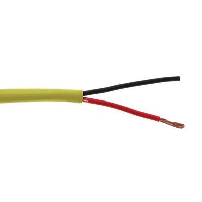 2C/14 AWG 41 Strand Speaker Cable - Yellow - 500 FT Box Distributed by NAC Wire and Cables