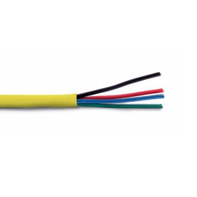4C/14 AWG 41 Strand Speaker Cable - Yellow - 500 FT Box Distributed by NAC Wire and Cables