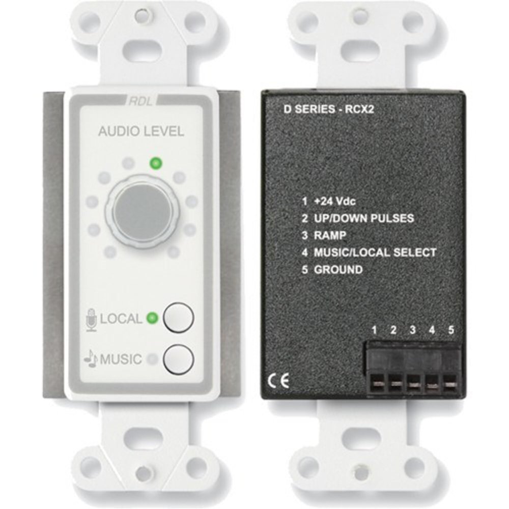 2 Radio Design Labs D-RCX2 Room Control for RCX-5C Room Combiner White