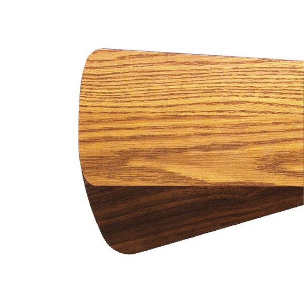 Quorum International 5255024121 Traditional Fan Blades from Fan Blades Collection in Two-Tone Finish, 52.00 inches, Medium Oak/Walnut