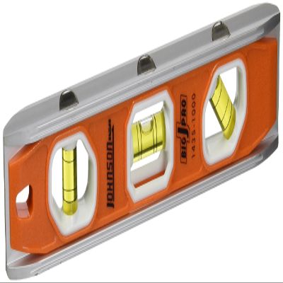 Johnson 1435-1000 Professional Torpedo Level, Magnetic, 10-In. - Quantity 1