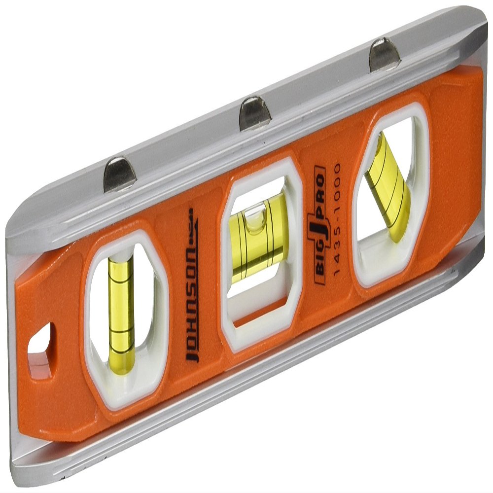 Johnson 1435-1000 Professional Torpedo Level, Magnetic, 10-In. - Quantity 1