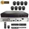 101AV 8CH 4in1 (TVI, AHD, Analog, IP) True Full HD 1080P Digital Video Recorder DVR w/o HDD+ 8 of 1080P 4in1 (TVI AHD CVI CVBS) 2.8-12mm Lens WDR in/Outdoor Dome Cameras for Home Office Security view 1