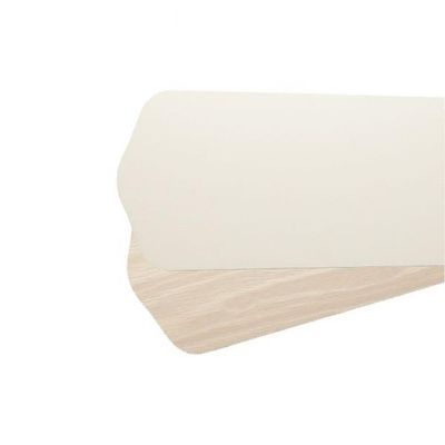 Quorum International 5256752164 Traditional Fan Blades from Fan Blades Collection in Two-Tone Finish, 52.00 inches, Antique White/Washed Oak